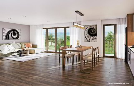 BAT2 LOT6 - APPARTEMENT AVEC SUPERBE TERRASSE DE 24 M2 VUE... 1/3
