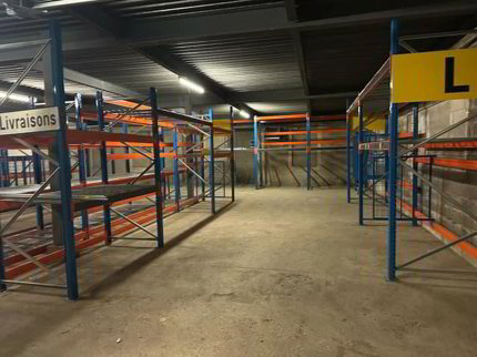 Dépôt de 263m2 à louer au centre de Cernier 1/5
