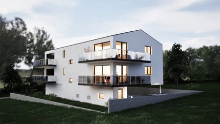 Charmant attique neuf de 3,5 pièces avec grand balcon à Evionnaz ! 1/5