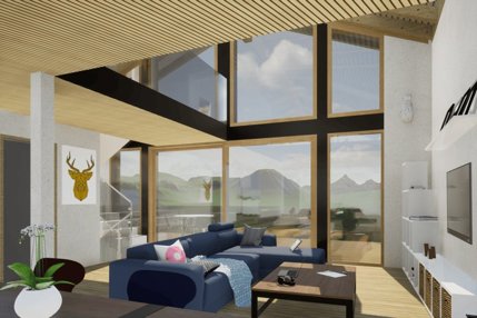 Neubau Einfamilienhäuser Bellwald (Erstwohnung) 1/3