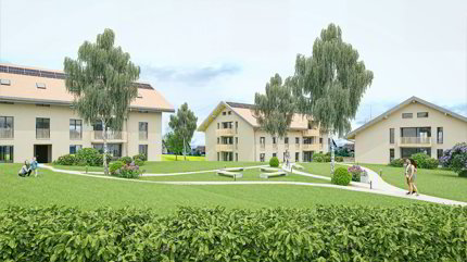 Appartement PPE de 2.5 pièces en vente à St-Aubin FR - 60 m² 1/1