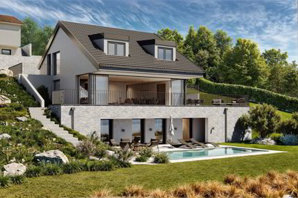 Maison individuelle de 6.5 pièces en vente à vue lac - 340 m² 1/5