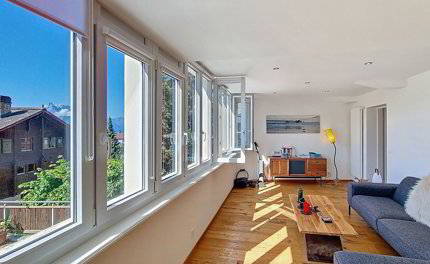 Appartement rénové de 3.5 pièces en vente à Au centre du village - 80 m² 1/5
