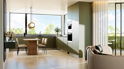 Appartement moderne et lumineux 2,5 pièces à Romont 1/5