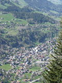 Belle parcelle de 903 m2 à construire au-dessus du village de Champéry 1/3