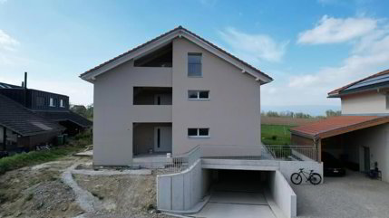 In ruhiger Dorflage - Moderne 3.5 und 4.5-Zimmer-Wohnung 1/5