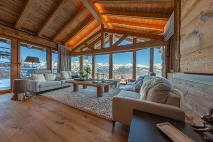 Location à la semaine : Magnifique chalet en vieux bois avec vue... 1/5