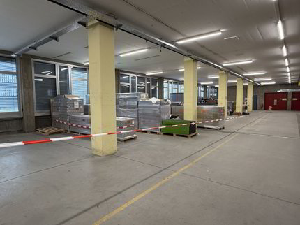 Gewerbeflächen mit ca. 1'200 m2 auf einer Ebene 1/5