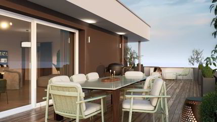 Magnifiques attiques 5,5 pièces de 162m² et terrasse de 153m² 1/5