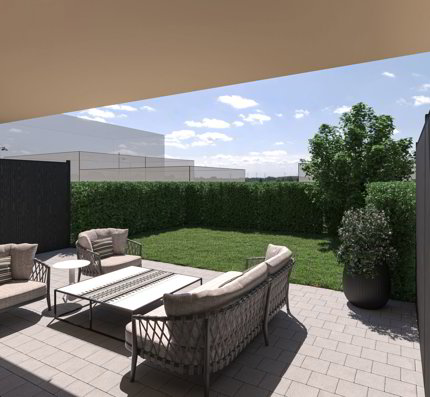Moderne 5.5-Zimmer-Gartenwohnung mit Master Bedroom, Bad en Suite, Loggia & Balkon 1/5