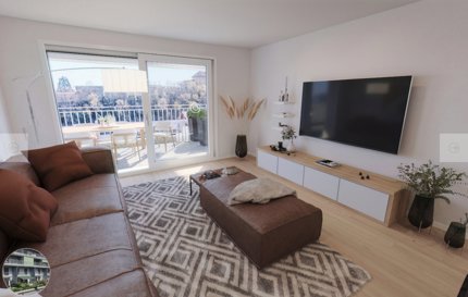Spacieux appartement de 4,5 pièces avec séjour de 52 m2 plus terrasse 1/5