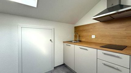 Appartement sous le toit de 2.5 pièces en location à Ittigen - 33 m² 1/5