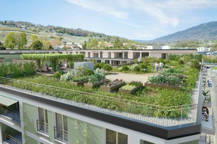 Spacieux attique traversant de 4.5 pièces avec terrasses de 38.5 m² 1/5