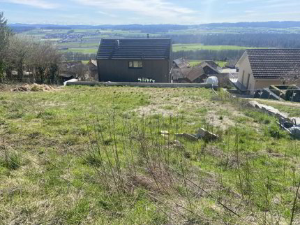 Baulandparzelle in "Urban", Neunforn 594m2, voll erschlossen, sonnig und Weitsicht (ohne Architekturverpflichtung) für EFH oder Doppel-EFH Projekt 1/5