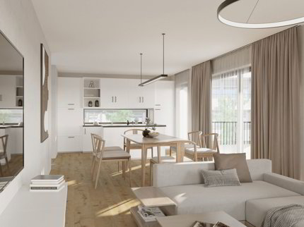 Erstvermietung: grosszügige 2.5-Zimmer Wohnung mit Loggia 1/3