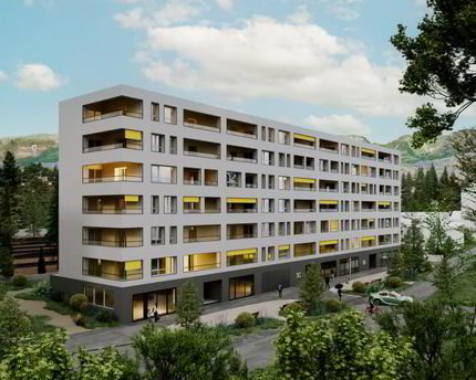 Surface commerciale de 136.40 m2 environ à Versoix 1/1