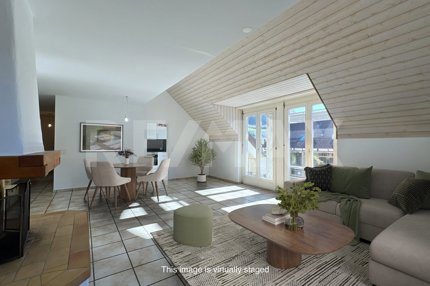 Helle 4.5-Zimmer-Dachwohnung mit Balkon an ruhiger Lage 1/5