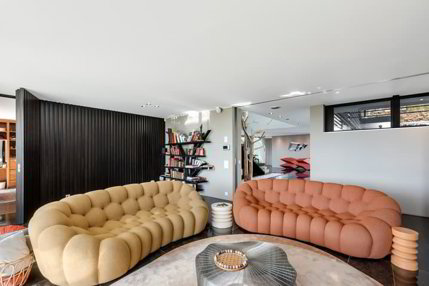 Propriété contemporaine d'exception aux lignes modernes 1/5