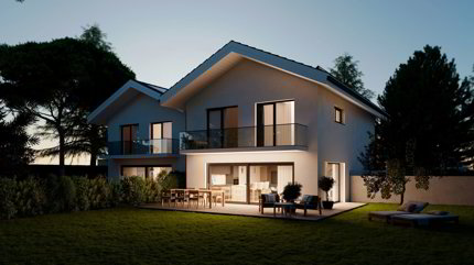 Nouveau projet de villas sis au Mont/Lausanne 1/5