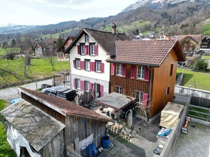 Zweifamilienhaus mit Baulandreserve, Kirchgass 13, 9468 Sax 1/5