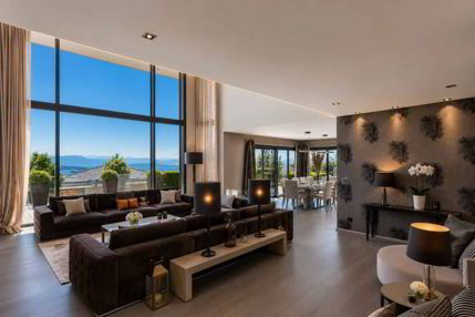 Propriété luxueuse et contemporaine avec vue panoramique 1/5