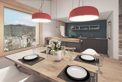 Neubau Eigentums-Ferienwohnung Laax 1/3