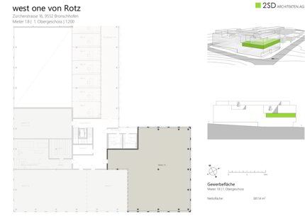 attraktive Gewerbeflächen west one 1/1