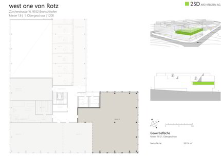 attraktive Gewerbeflächen west one 1/3