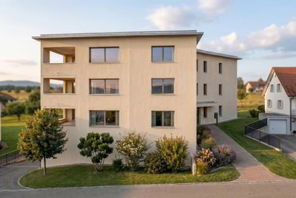 Appartement de 3,5 pièces dans une petite promotion de 6 appartements 1/5
