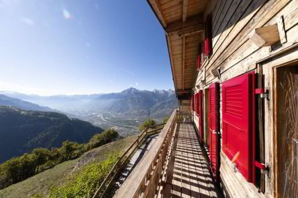 Superbe chalet en bois et pierre profitant d'un emplacement... 1/5