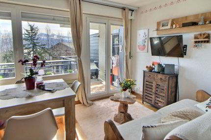Charmant 2.5 pièces rénové avec balcon plein sud au coeur de Crans-Montana 1/5