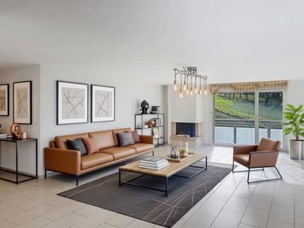 Magnifique appartement de 4,5 pièces avec vue panoramique à Chernex 1/5