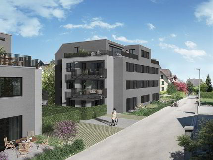 Neubauprojekt «Zentrum» / Zentral leben. Ruhig wohnen. 1/3