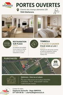 Villa contiguë de 5.5 pièces en vente à Gletterens - 117 m² 1/5