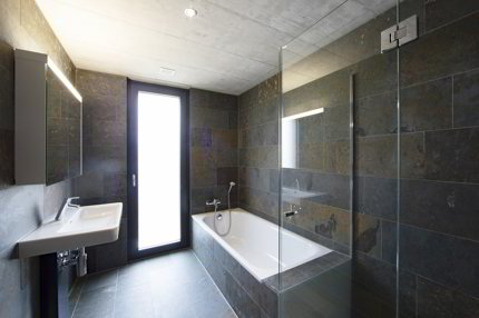 Moderne trifft auf Beton - 3.5 Zimmer Wohnung an top Lage zu vermieten 1/5