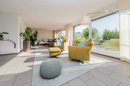 HELLE UND STILVOLLE 5 ½-ZIMMER-GARTENWOHNUNG MIT ÜBER 230 m² AUSSENBEREICH 1/5