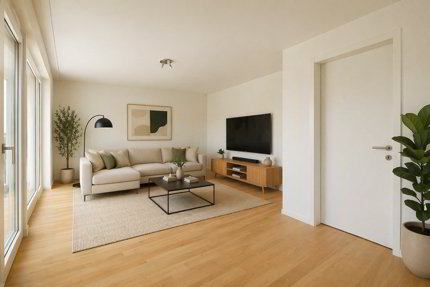 Edle und moderne 3.5-Zimmer-Wohnung mit Südbalkon 1/5