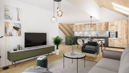 Appartements en PPE dans une ferme en cours de réhabilitation 1/5