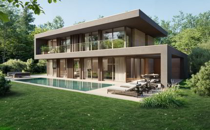 Maison sur plan de 9 pièces en vente à Versoix - 612 m² 1/5