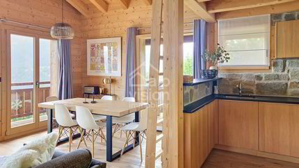 CHALET 3,5 PIÈCES VUE PANORAMIQUE ET NATURE AU COEUR DES 4 VALLÉES 1/5