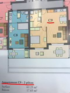 VOTRE MAGNIFIQUE 2.5 PIECES MODERNE AVEC SA BELLE TERRASSE - MALOC-IMMO 1/5