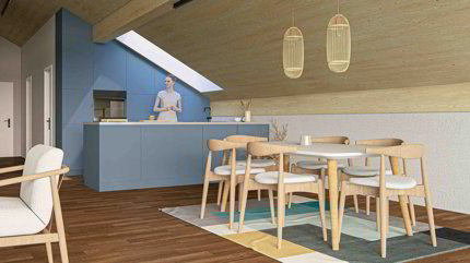 Appartement sous le toit de 4.5 pièces en vente à Uetendorf - 109 m² 1/5