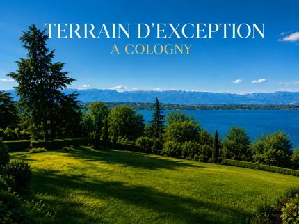 Terrains avec vue lac à Cologny 1/1