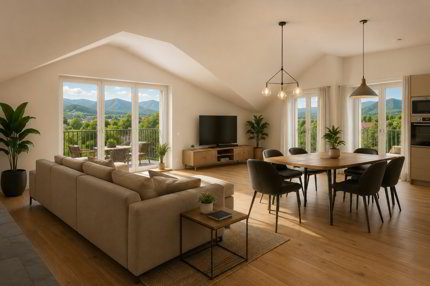 Le chantier a démarré: Lot 10 dernier 4.5 pièces en attique disponible 1/5