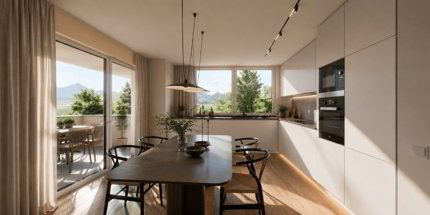 Appartement neuf de 3œ pièces au coeur de la Gruyère 1/5