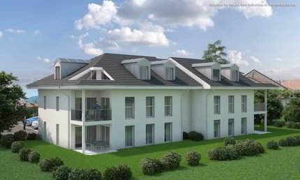 Appartement neuf en attique de 3.5 pièces dans nouvel immeuble de 7... 1/1