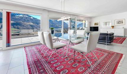 Sonnenverwöhnte Terrassenwohnung mit See- und Bergsicht 1/5