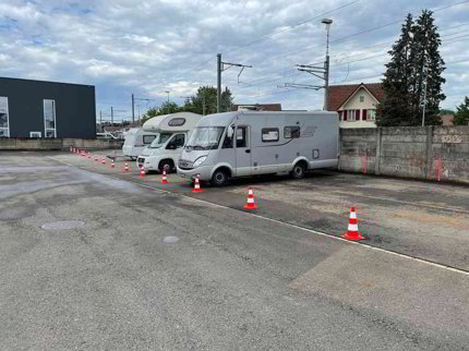 Parkplatz Anhänger, Wohnwagen, Wohnmobil, Boote, PW 1/1