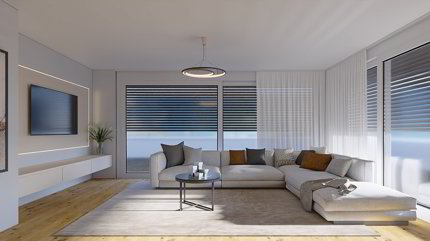Exklusive 3.5-Zimmer-Attikawohnung mit XXL-Terrasse - Neubau MFH Klösterli, Brig 1/5