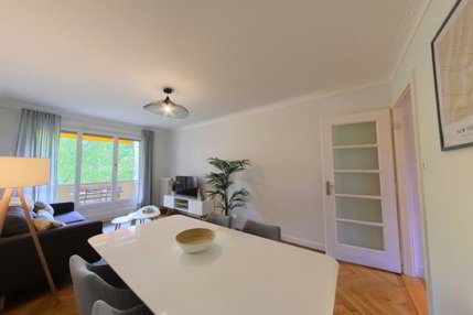 Spacious 2-Bedroom Furnished Apartment with Balcony and River Views... 1/5